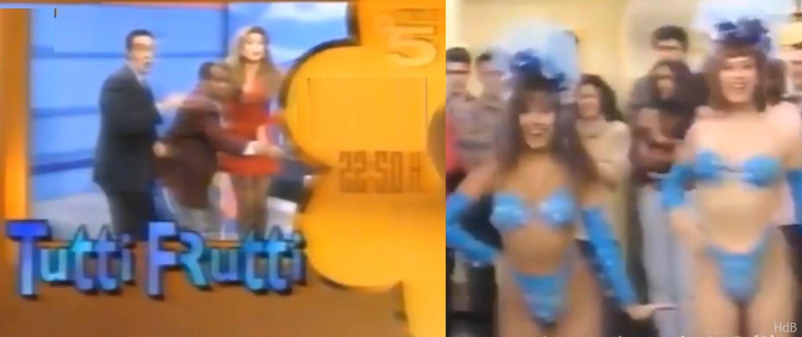 TELECINCO estrena el programa de fiesta «Tutti frutti» con el humor de ‘Cruz y Raya’ y el destape de las ‘Mama Chichos’ como iconos de la cadena
